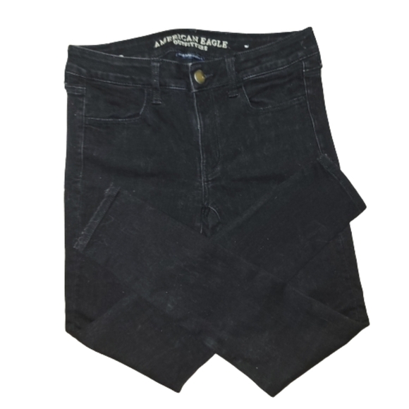 American Eagle  bkack  super super strech - Picture 2 of 5